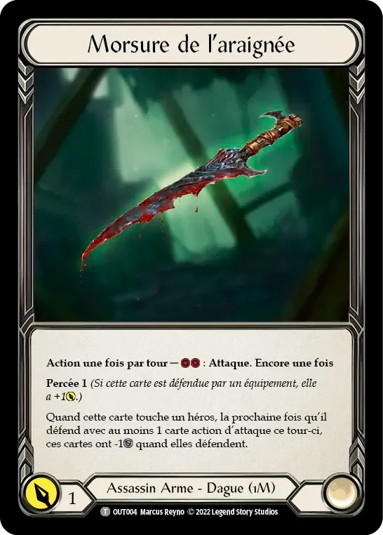 Morsure de l’araignée — Outsiders — Flesh and Blood