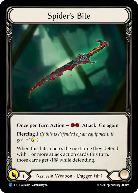 Spider's Bite — The Hunted Blitz Deck - Arakni — Flesh and Blood