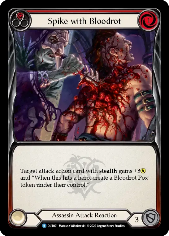 Frappe de variole hématoputréfiante — Outsiders — Flesh and Blood