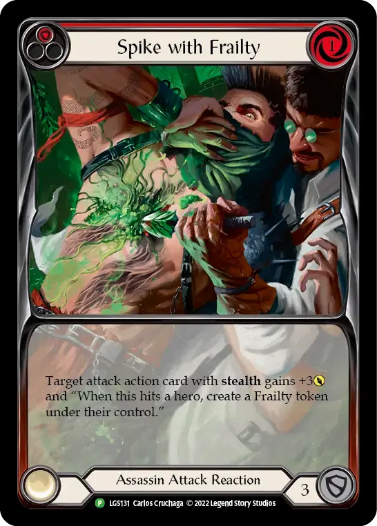 Spike with Frailty — Flesh and Blood: Promo Cards — Flesh and Blood