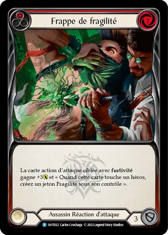 Frappe de fragilité — Outsiders — Flesh and Blood