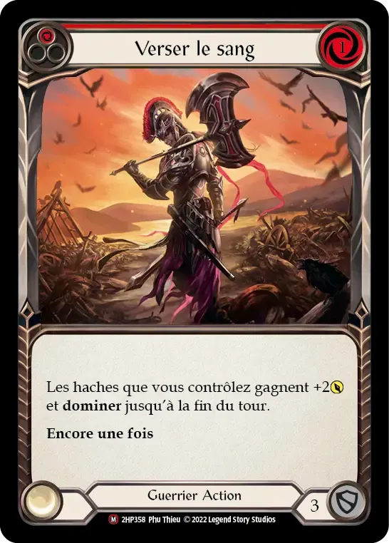 Verser le sang from History Pack 2 - Black Label - Flesh and Blood