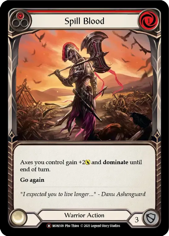 Spill Blood — Monarch - Unlimited — Flesh and Blood