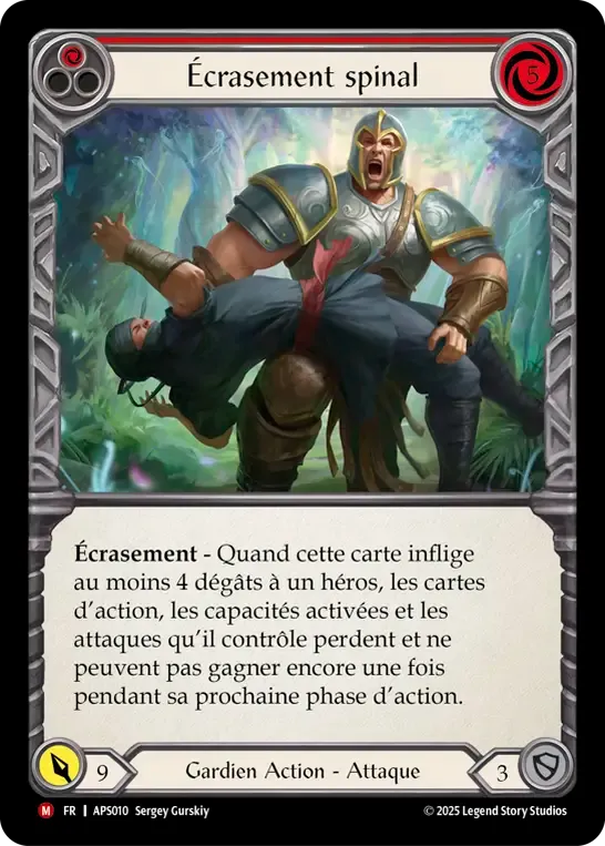 Écrasement spinal — Armory Deck - Pleiades, Superstar — Flesh and Blood