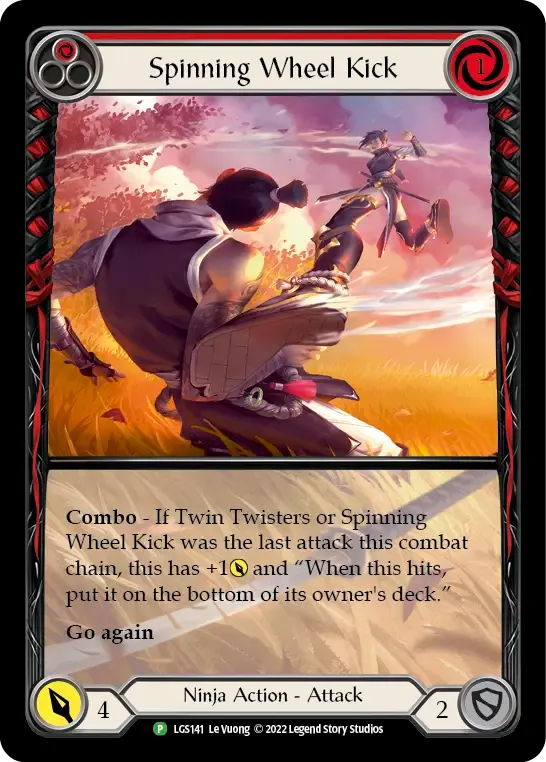 Spinning Wheel Kick — Flesh and Blood: Promo Cards — Flesh and Blood