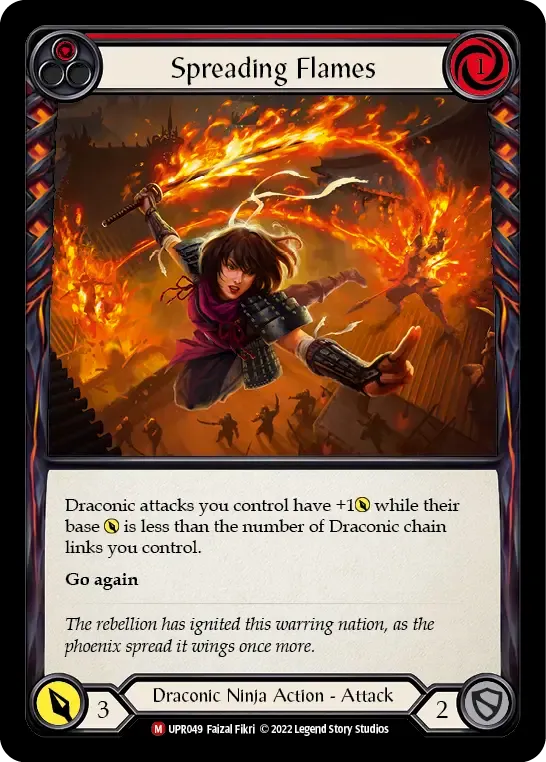Spreading Flames — Uprising — Flesh and Blood