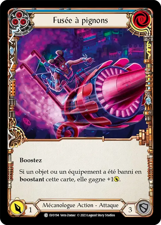 Fusée à pignons — Bright Lights — Flesh and Blood