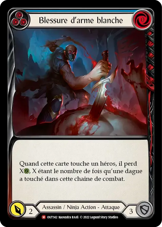Blessure d’arme blanche — Outsiders — Flesh and Blood