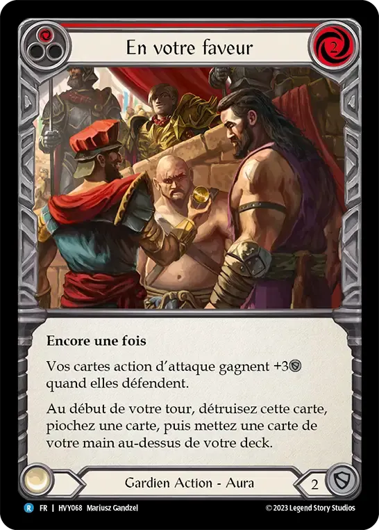En votre faveur — Heavy Hitters — Flesh and Blood
