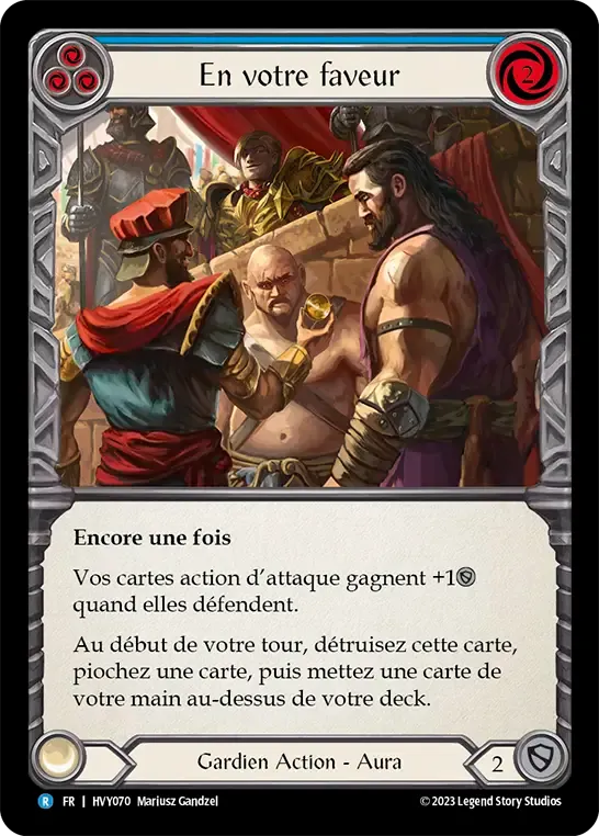 En votre faveur — Heavy Hitters — Flesh and Blood