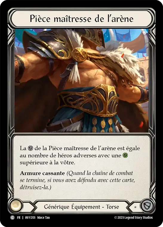 Pièce maîtresse de l’arène — Heavy Hitters — Flesh and Blood