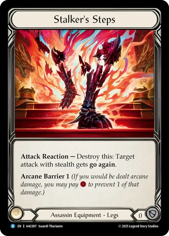 Stalker's Steps — Armory Deck - Arakni, 5L!p3d 7hRu 7h3 cR4X — Flesh and Blood