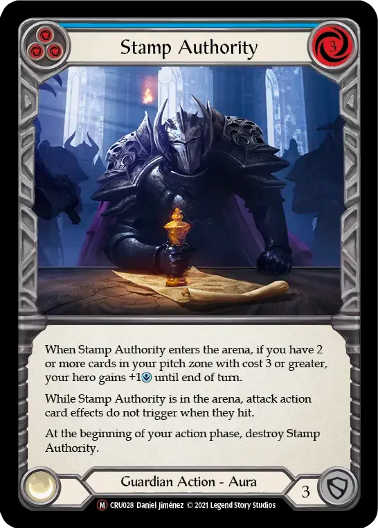 Stamp Authority — Crucible of War - Unlimited — Flesh and Blood