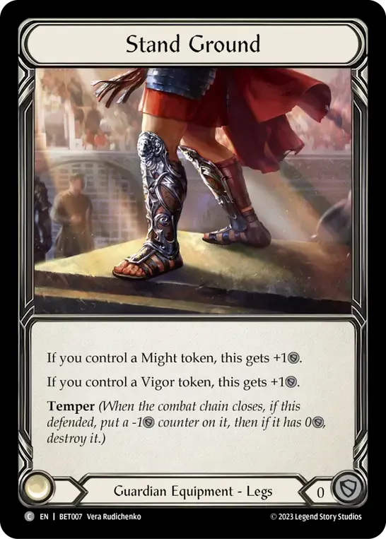 Stand Ground — Betsy - Heavy Hitters Blitz Deck — Flesh and Blood