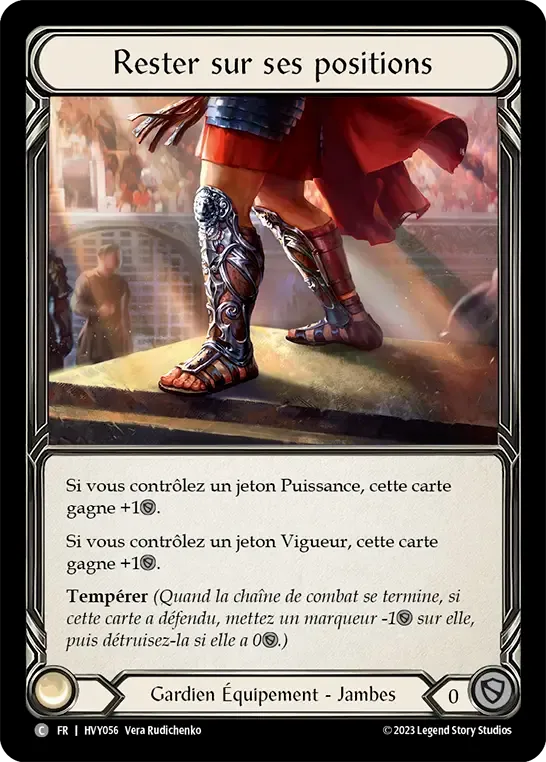 Rester sur ses positions — Heavy Hitters — Flesh and Blood