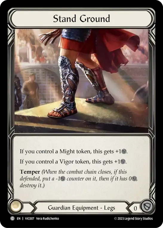 Stand Ground — Victor - Heavy Hitters Blitz Deck — Flesh and Blood