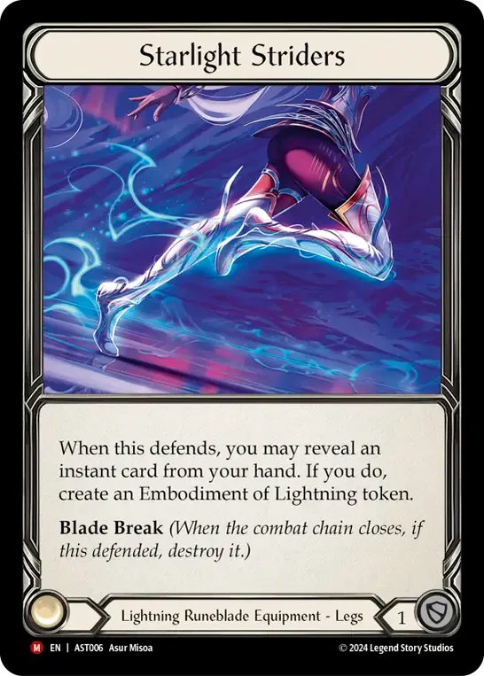Starlight Striders from Armory Deck - Aurora, Shooting Star - Flesh and Blood