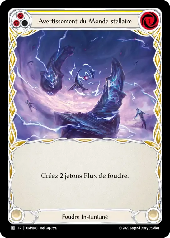 Avertissement du Monde stellaire — Omens of the Third Age — Flesh and Blood