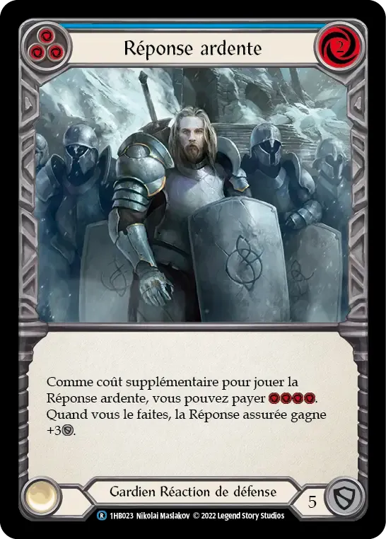 Réponse ardente — Bravo - Blitz Deck — Flesh and Blood