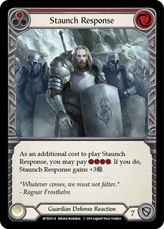 Staunch Response (Red) — Welcome to Rathe — Flesh and Blood