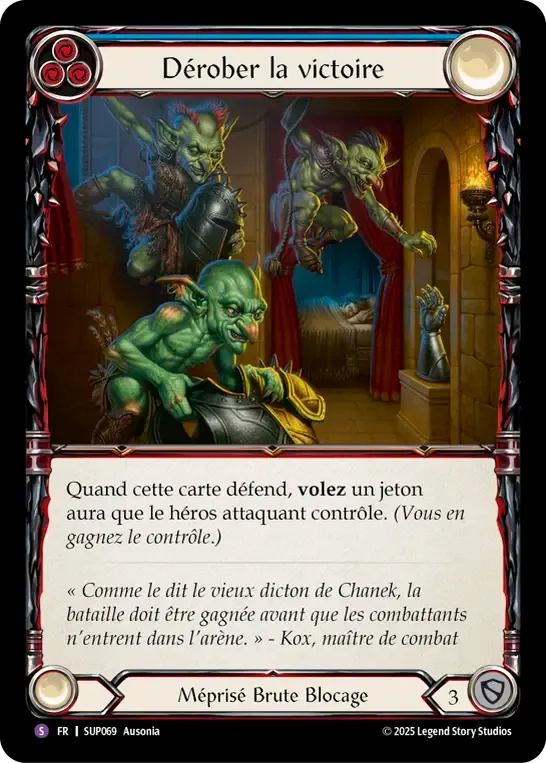 Dérober la victoire — Super Slam — Flesh and Blood