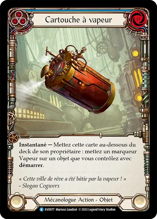 Cartouche à vapeur — Bright Lights — Flesh and Blood
