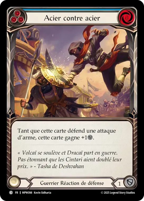 Acier contre acier — Mastery Pack Warrior — Flesh and Blood