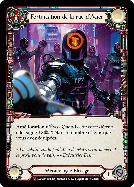 Fortification de la rue d’Acier — Bright Lights — Flesh and Blood