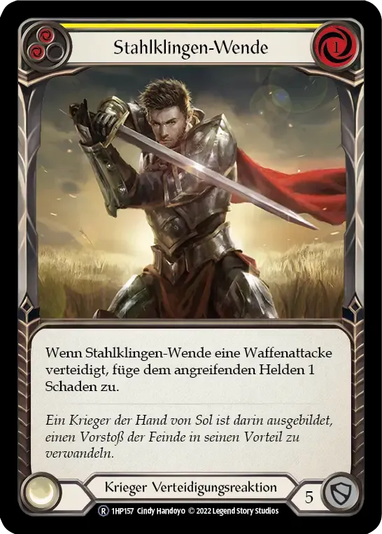 Steelblade Shunt (Yellow) — History Pack 1 - Black Label — Flesh and Blood