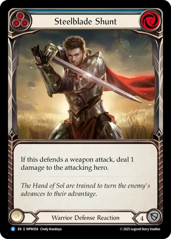 Décharge de la lame d’acier — Mastery Pack Warrior — Flesh and Blood