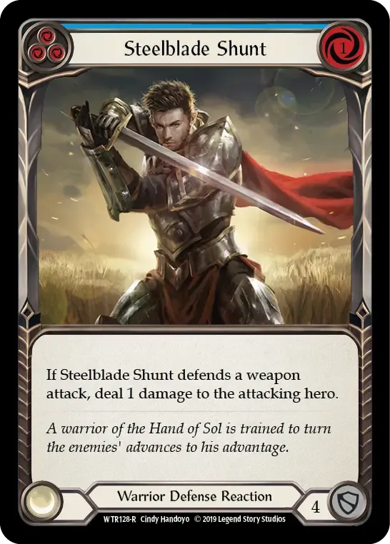 Steelblade Shunt (Blue) — Welcome to Rathe — Flesh and Blood