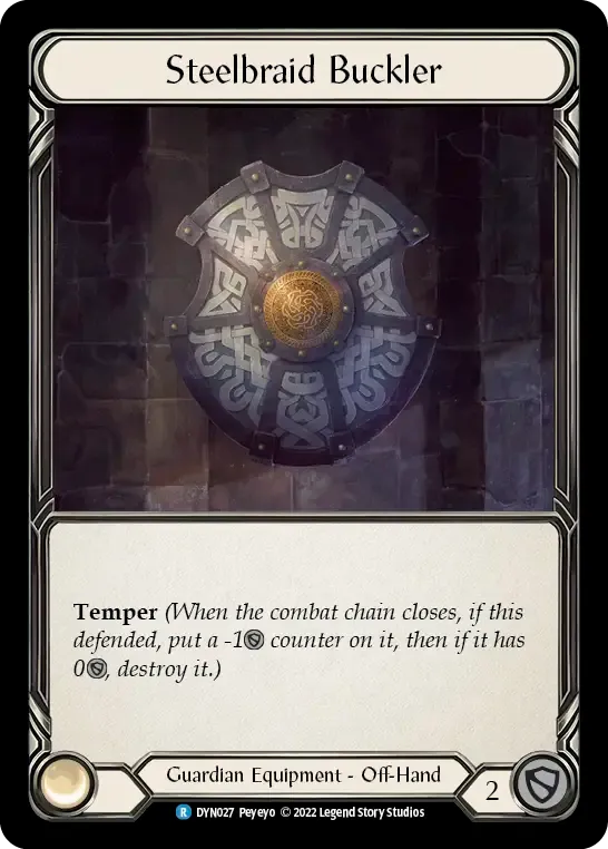 Steelbraid Buckler — Dynasty — Flesh and Blood