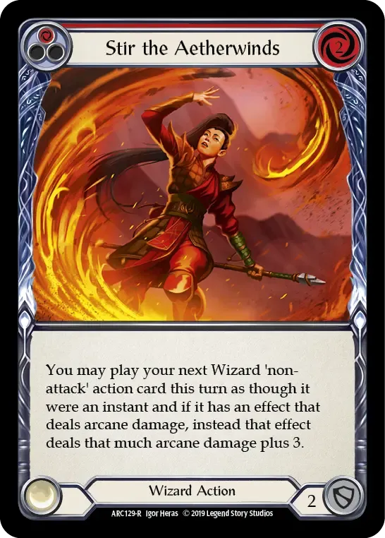Stir the Aetherwinds (Red) — Arcane Rising — Flesh and Blood