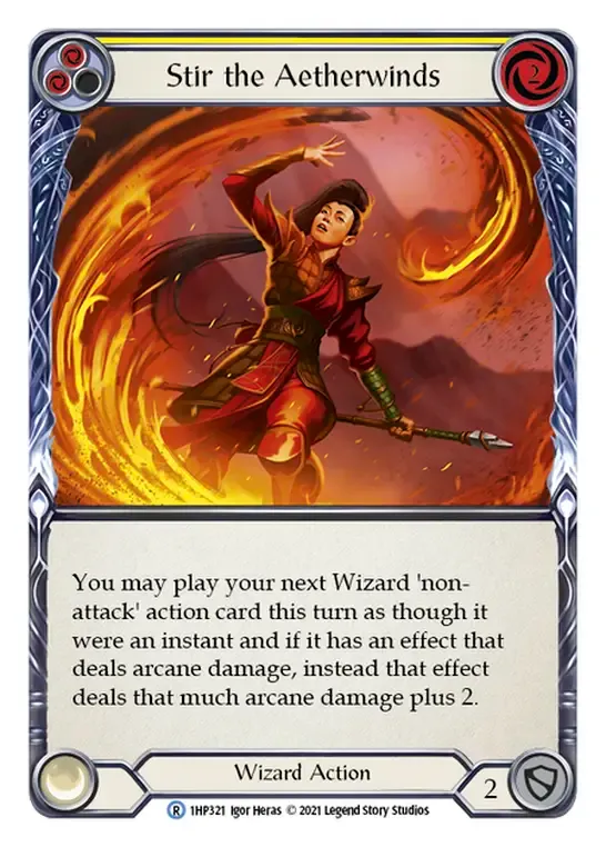 Stir the Aetherwinds (Yellow) — History Pack 1 — Flesh and Blood