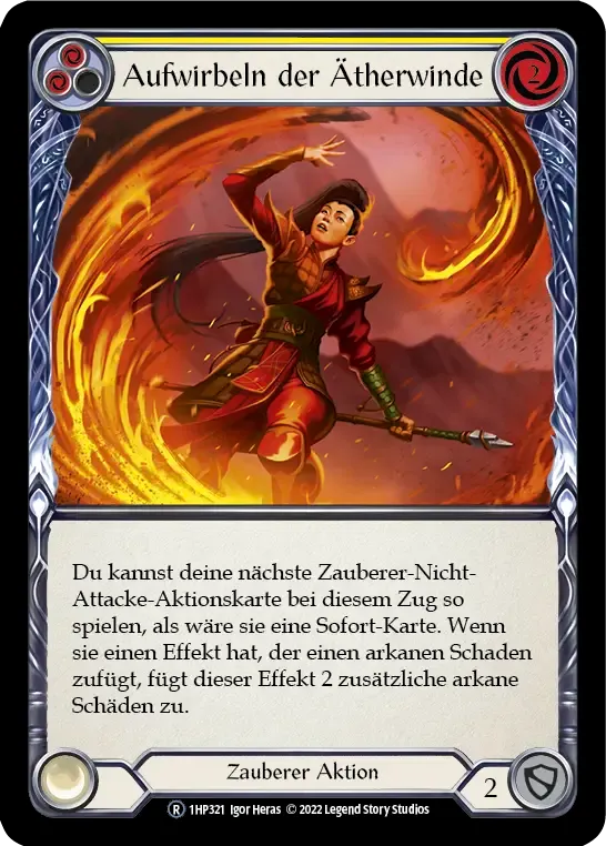 Stir the Aetherwinds (Yellow) — History Pack 1 - Black Label — Flesh and Blood