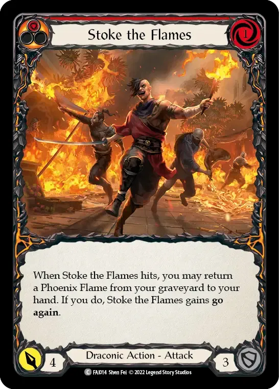 Stoke the Flames (Red) from Fai - Blitz Deck - Flesh and Blood