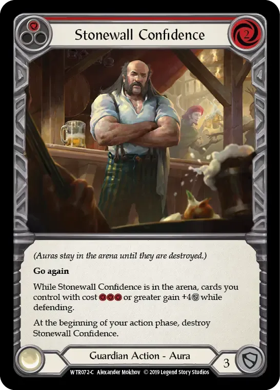 Stonewall Confidence (Red) — Welcome to Rathe — Flesh and Blood