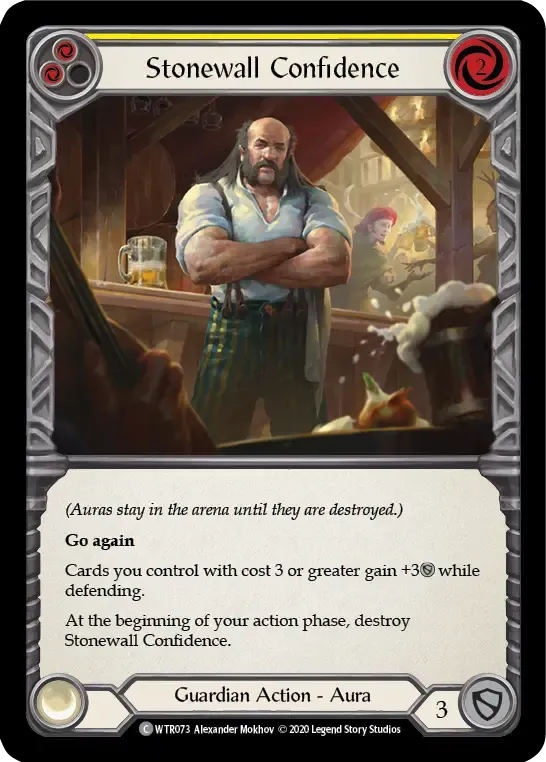 Stonewall Confidence (Yellow) — Welcome to Rathe - Unlimited — Flesh and Blood