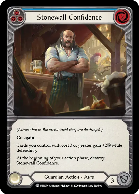 Stonewall Confidence (Blue) — Welcome to Rathe - Unlimited — Flesh and Blood