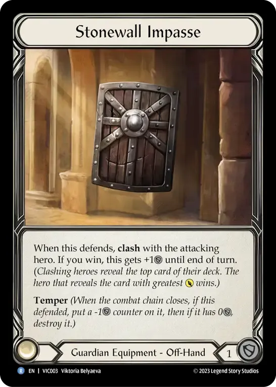 Stonewall Impasse from Victor - Heavy Hitters Blitz Deck - Flesh and Blood