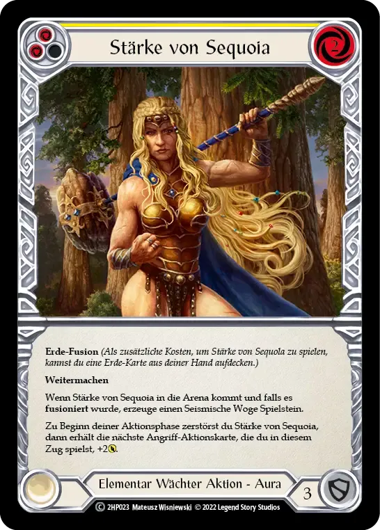 Strength of Sequoia (Yellow) — History Pack 2 - Black Label — Flesh and Blood