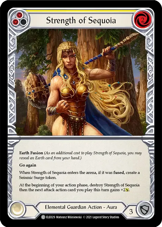 Strength of Sequoia (Yellow) — Tales of Aria — Flesh and Blood