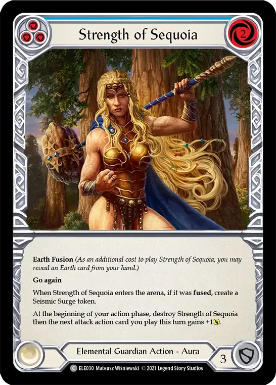 Strength of Sequoia (Blue) — Tales of Aria — Flesh and Blood