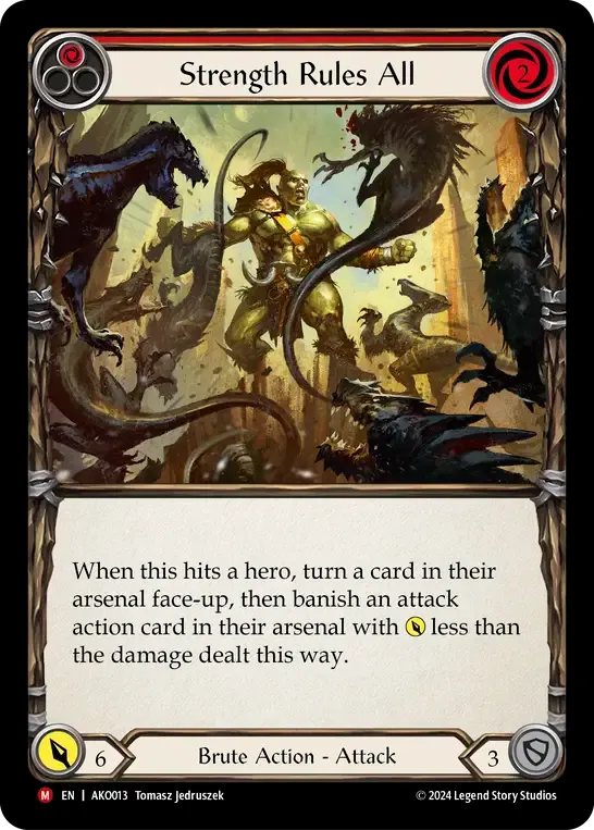 Strength Rules All — Armory Deck - Kayo, Armed and Dangerous — Flesh and Blood