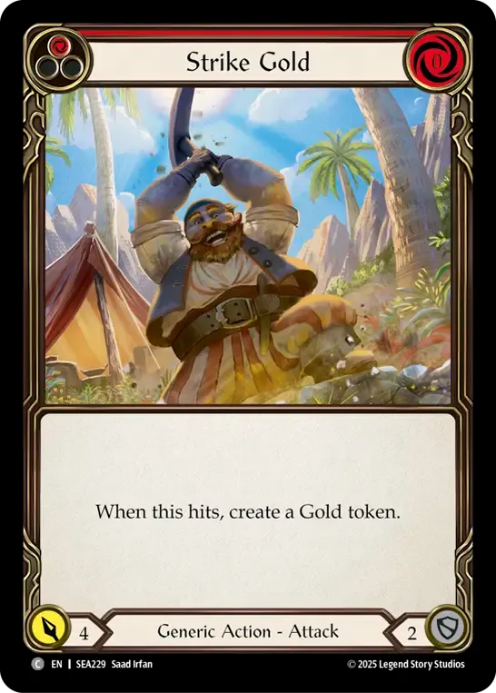 Strike Gold (Red) — High Seas — Flesh and Blood