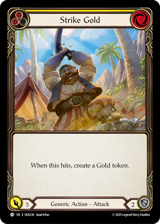 Strike Gold (Yellow) — High Seas — Flesh and Blood