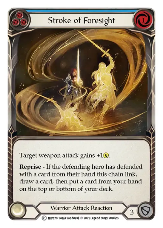 Stroke of Foresight (Blue) — History Pack 1 — Flesh and Blood