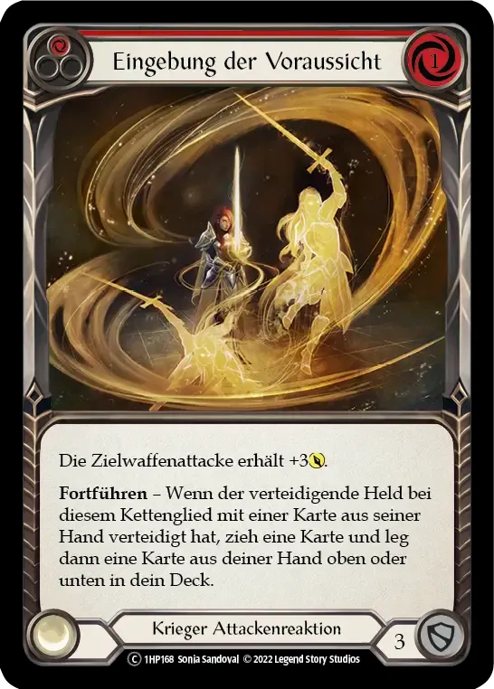Stroke of Foresight (Red) — History Pack 1 - Black Label — Flesh and Blood