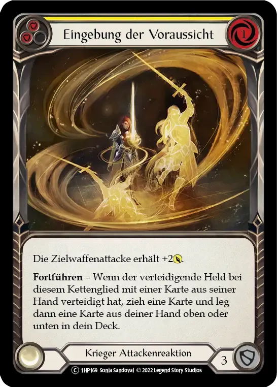 Stroke of Foresight (Yellow) from History Pack 1 - Black Label - Flesh and Blood