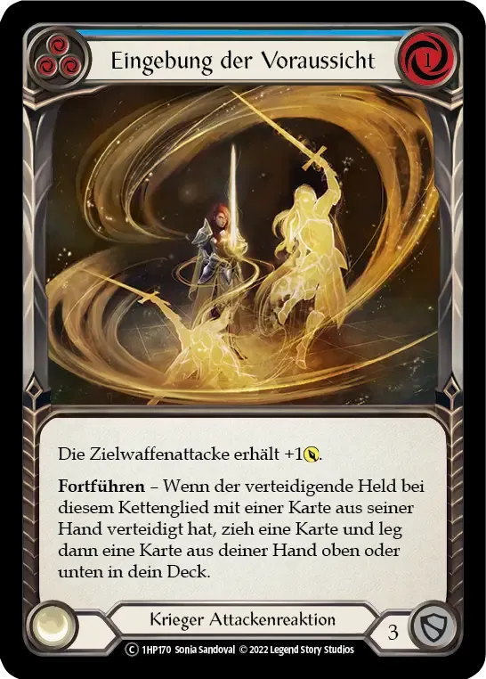 Stroke of Foresight (Blue) — History Pack 1 - Black Label — Flesh and Blood